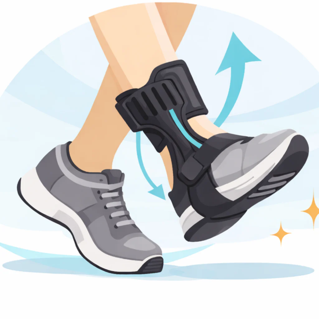Drop Foot Support AFO Brace with Inflatable Airbag 2027