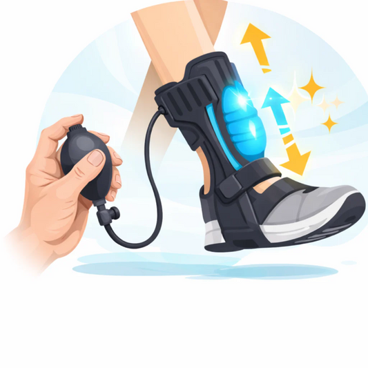 Drop Foot Support AFO Brace with Inflatable Airbag 2027