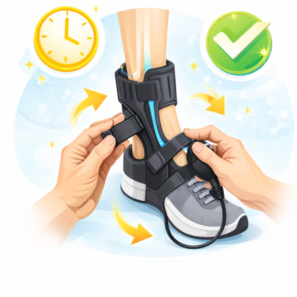 Drop Foot Support AFO Brace with Inflatable Airbag 2027