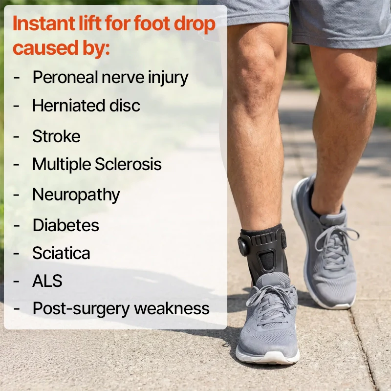 Drop Foot Support AFO Brace with Inflatable Airbag 2027