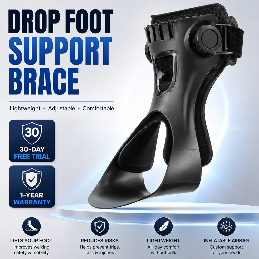 Drop Foot Support AFO Brace with Inflatable Airbag 2026