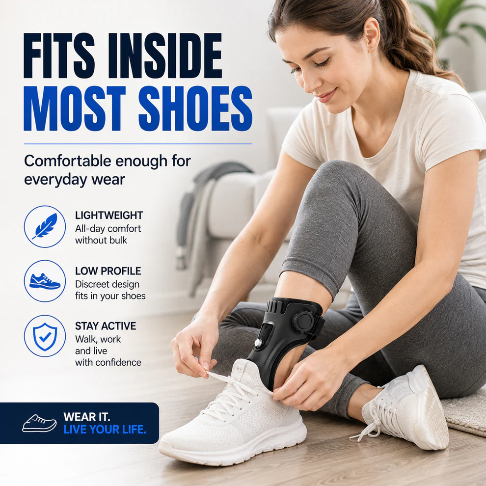 Drop Foot Support AFO Brace with Inflatable Airbag
